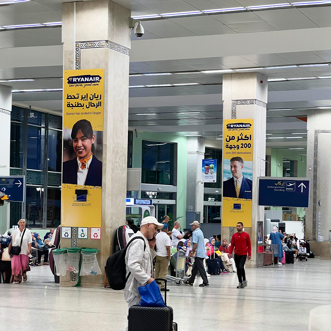 Ryanair’s Brand activation – Tangier Airport